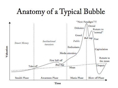 Anatomy of a typical bubble
